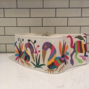 Awesome Otomi Authentic Embroidered Belt